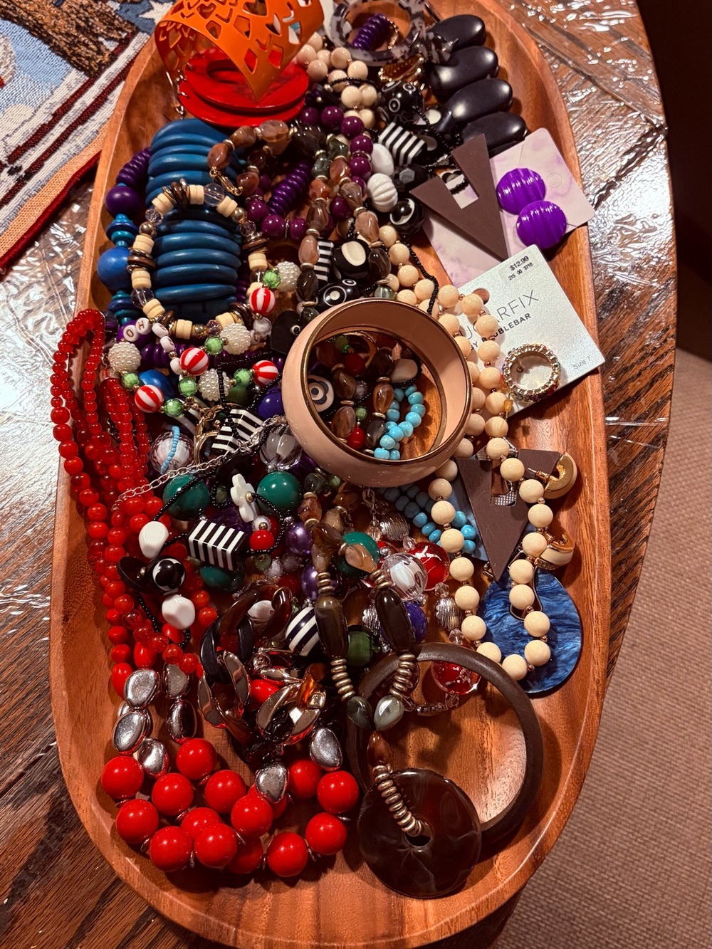 Mixed Color Women’s Fashion Bracelet and Necklace Set